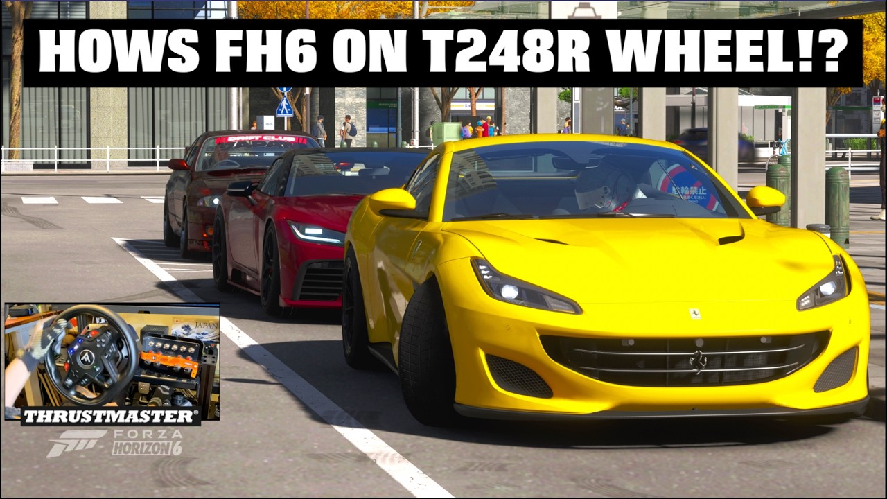 How Is Forza Horizon 6 On A Thrustmaster T248R Steering Wheel?