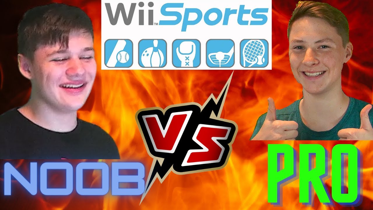 Wii Sports — НУБИК против ПРОФИ!