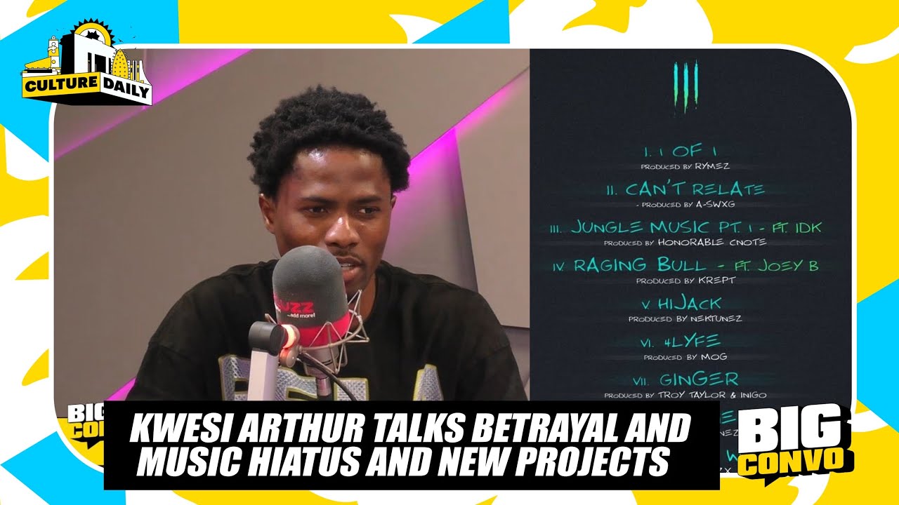 Kwesi Arthur Talks Betrayal, Music Hiatus, New Project etc.