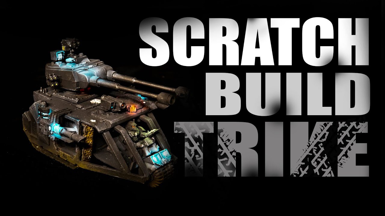 Building a Space Marine Trike Tank for Warhammer 40K