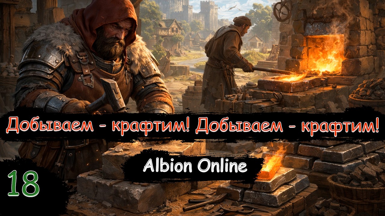 Качаем перекрафт! Учимся крафтить посохи! Болтаем с чатом! | Albion Online | Стрим