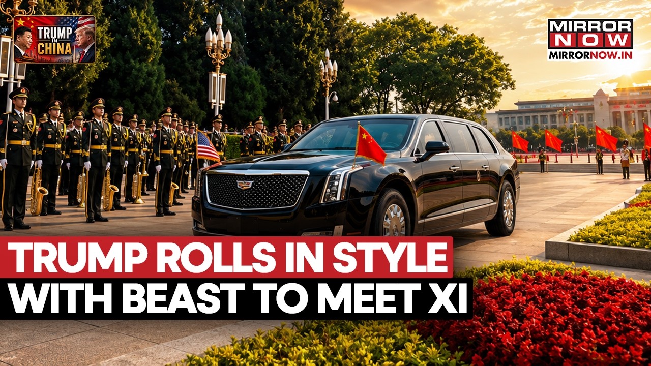 Trump In China: US President Arrives In Style With Rolling Fortress BEAST To Meet Xi Jinping