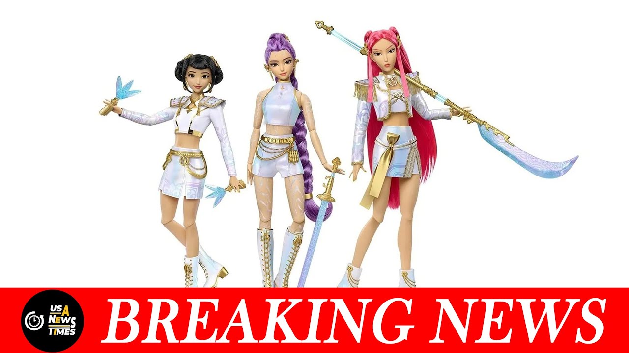 Mattel представляет набор из трёх кукол K-pop Demon Hunters HuntrX