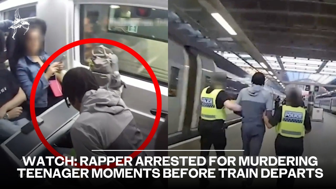 Арест на Eurostar: момент задержания рэпера за несколько минут до побега из Великобритании из-за ...