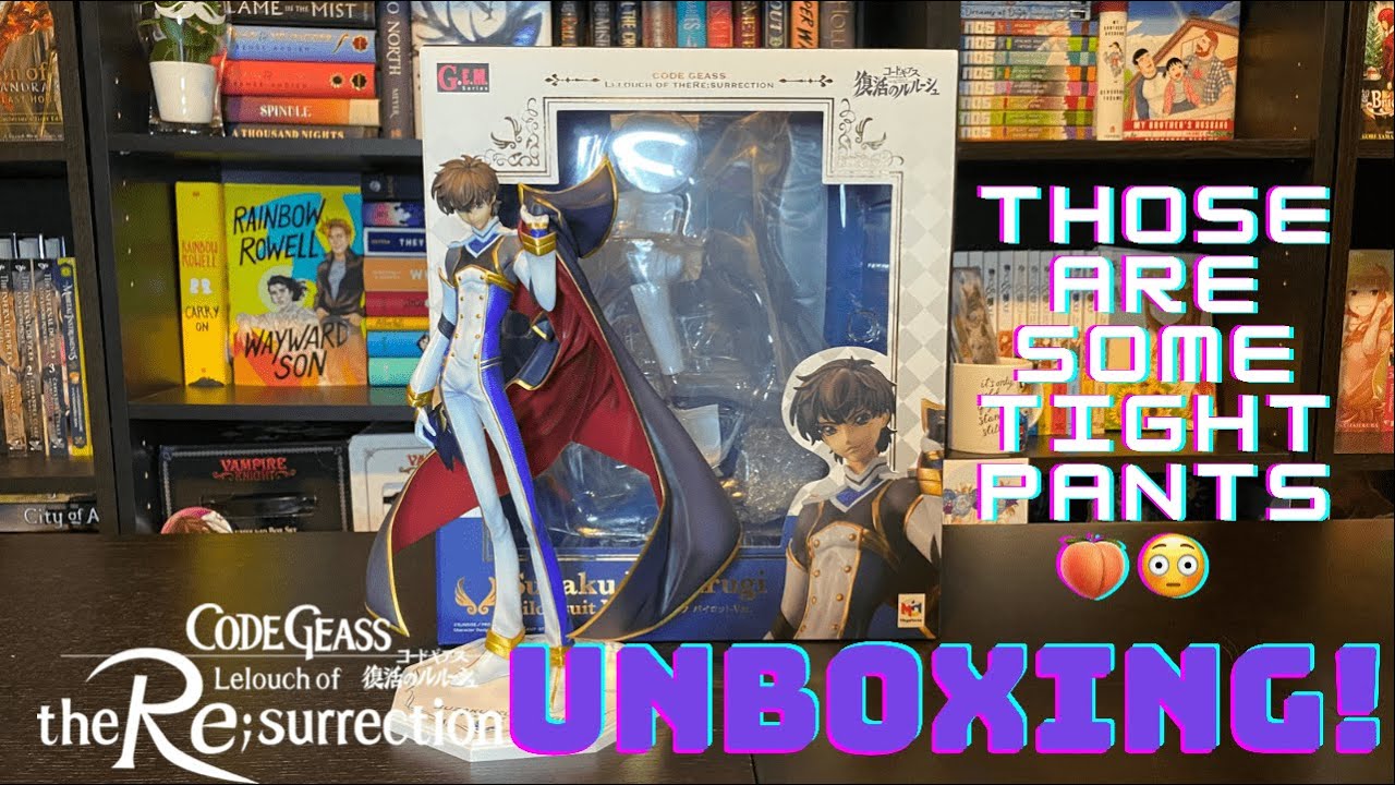 Code Geass Suzaku Kururugi Pilot Suit Ver. Figure Unboxing