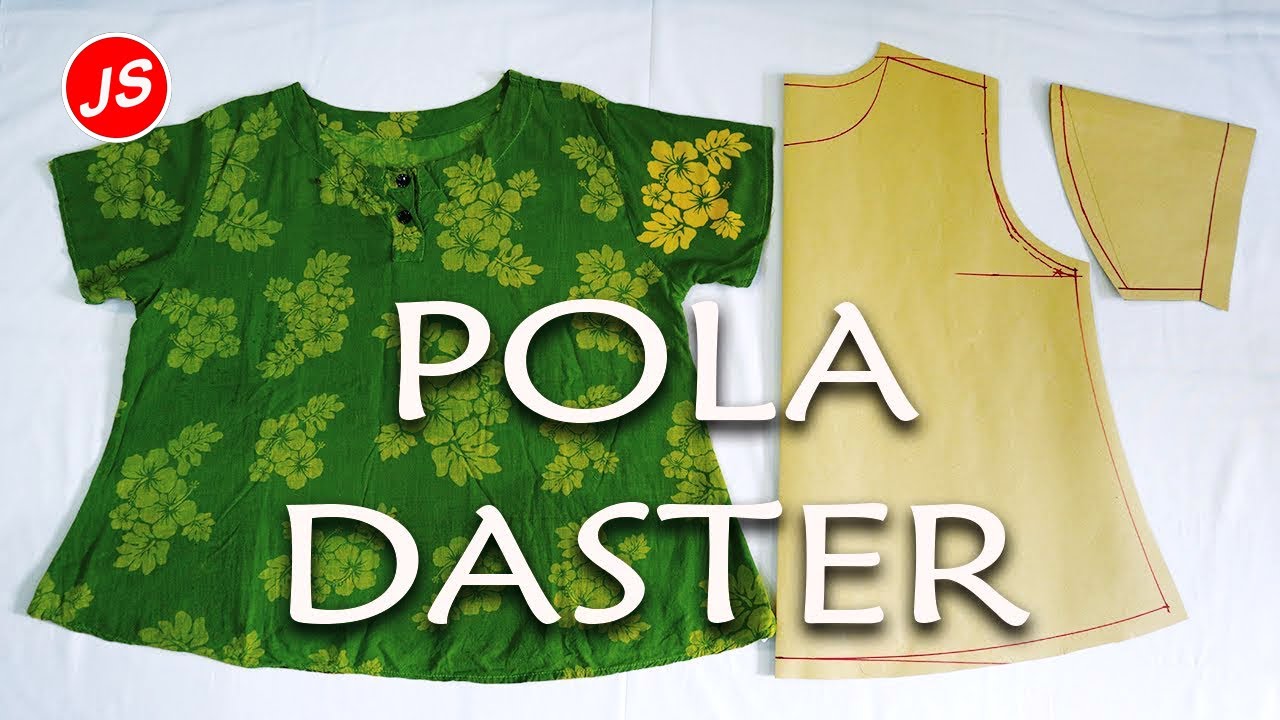 Cara Mudah Mengcopy Pola Short Dress [ Daster ]