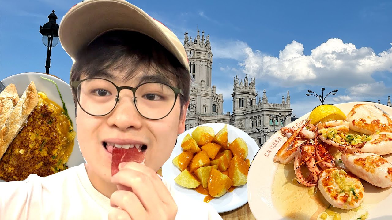 Everything I ate for my first time in Madrid