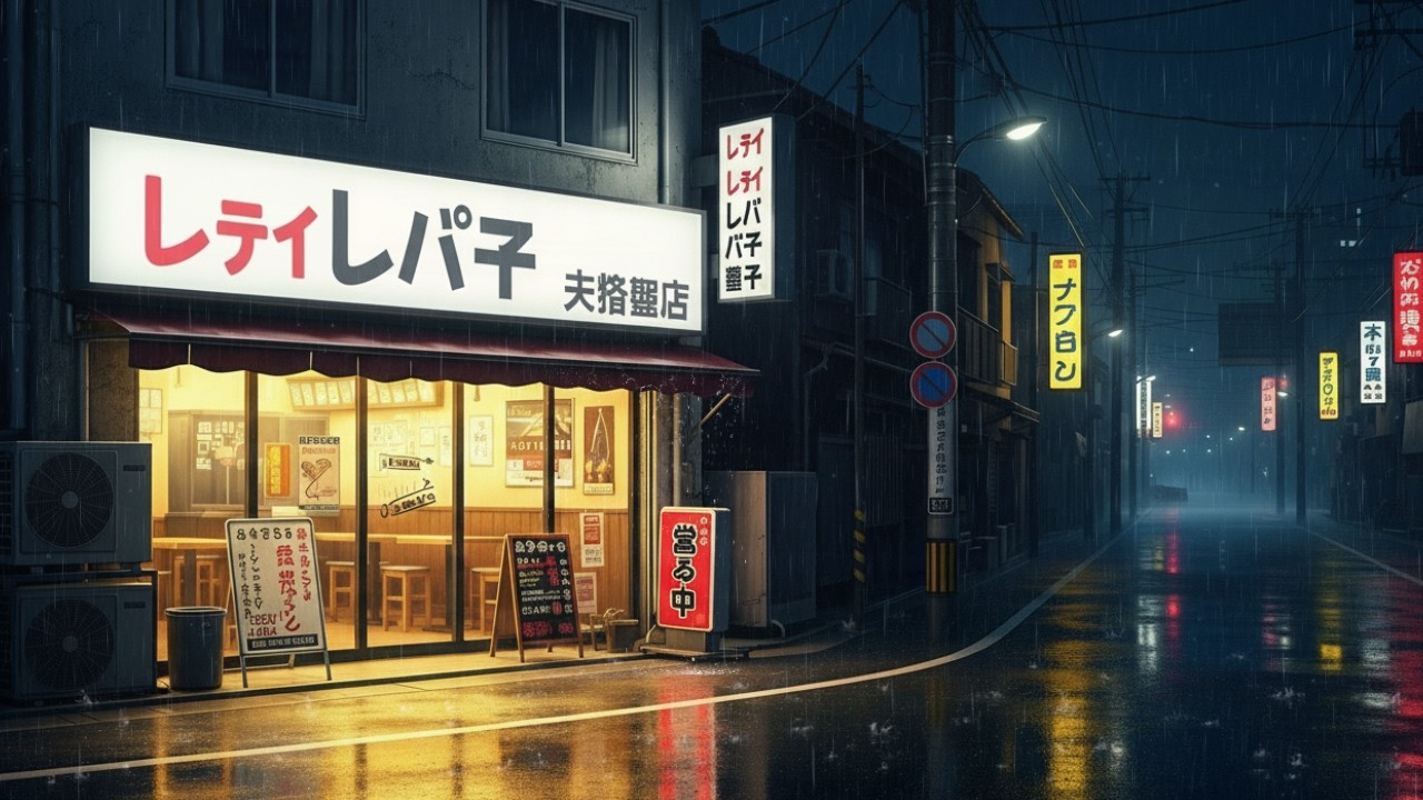 Tokyo Night Rain 🌙 Calm Lofi Ambience for Focus, Study & Productivity