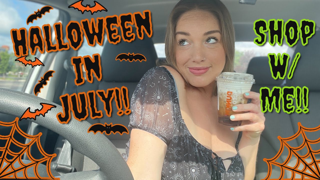 HALLOWEEN IN JULY!! | Halloween Decor Hunting @ Home Goods, Marshalls, Walmart etc)