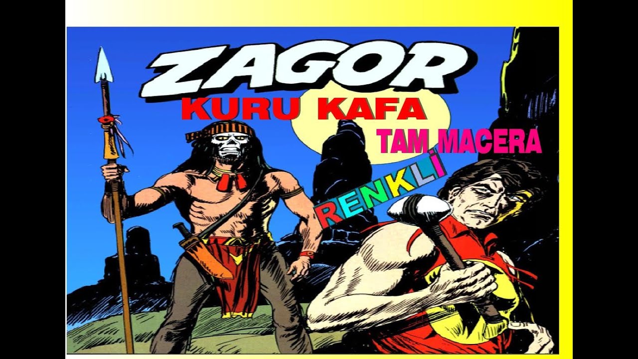 ZAGOR ( KURU KAFA ) RENKLİ TAM MACERA