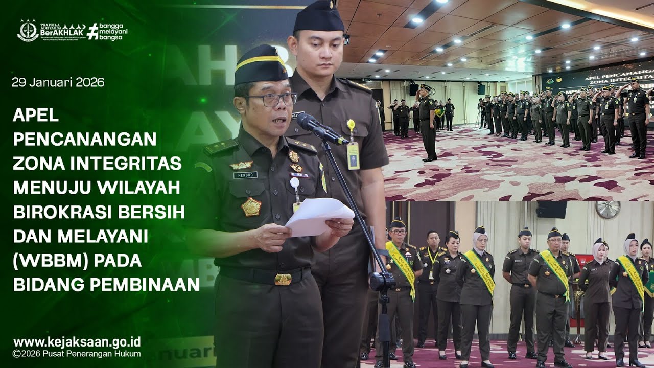 Apel Pencanangan Zona Integritas Menuju Wilayah Birokrasi Bersih dan Melayani Pada Bidang Pembinaan
