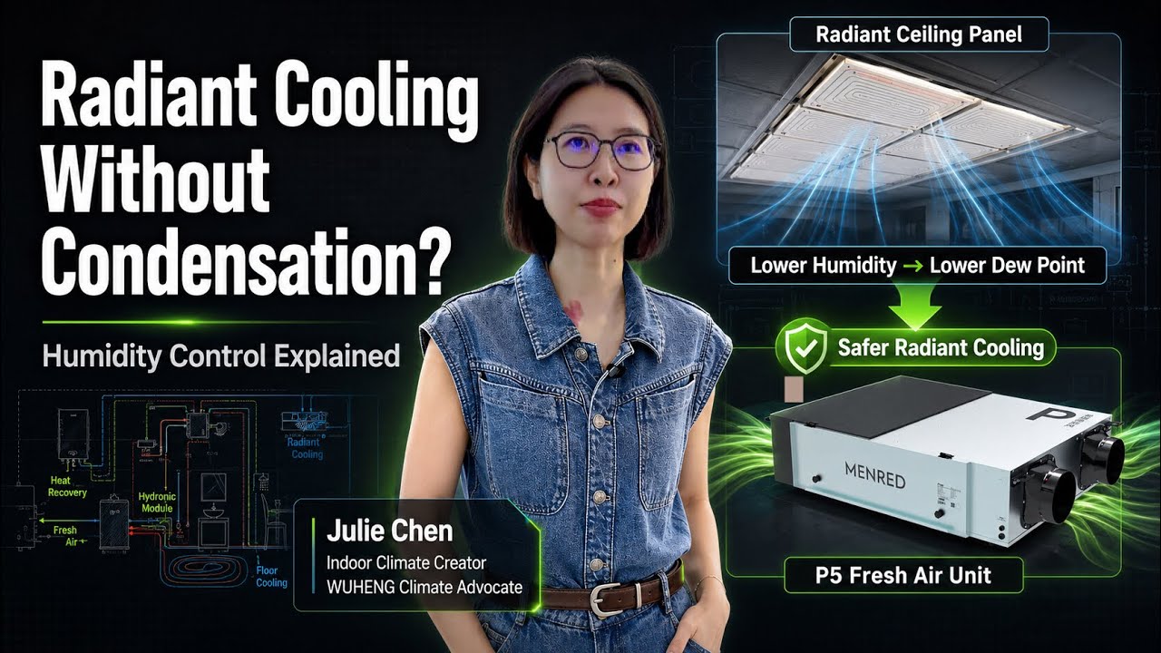 Why Radiant Cooling Doesn&rsquo;t Condensate | Dew Point & Humidity Control Explained