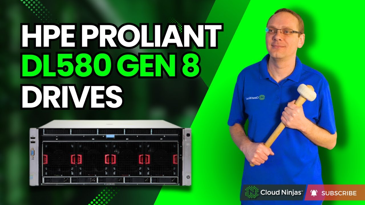 HPE ProLiant DL580 Gen8 Drive Overview | SSD Upgrades & Options | How to Test | Solid State