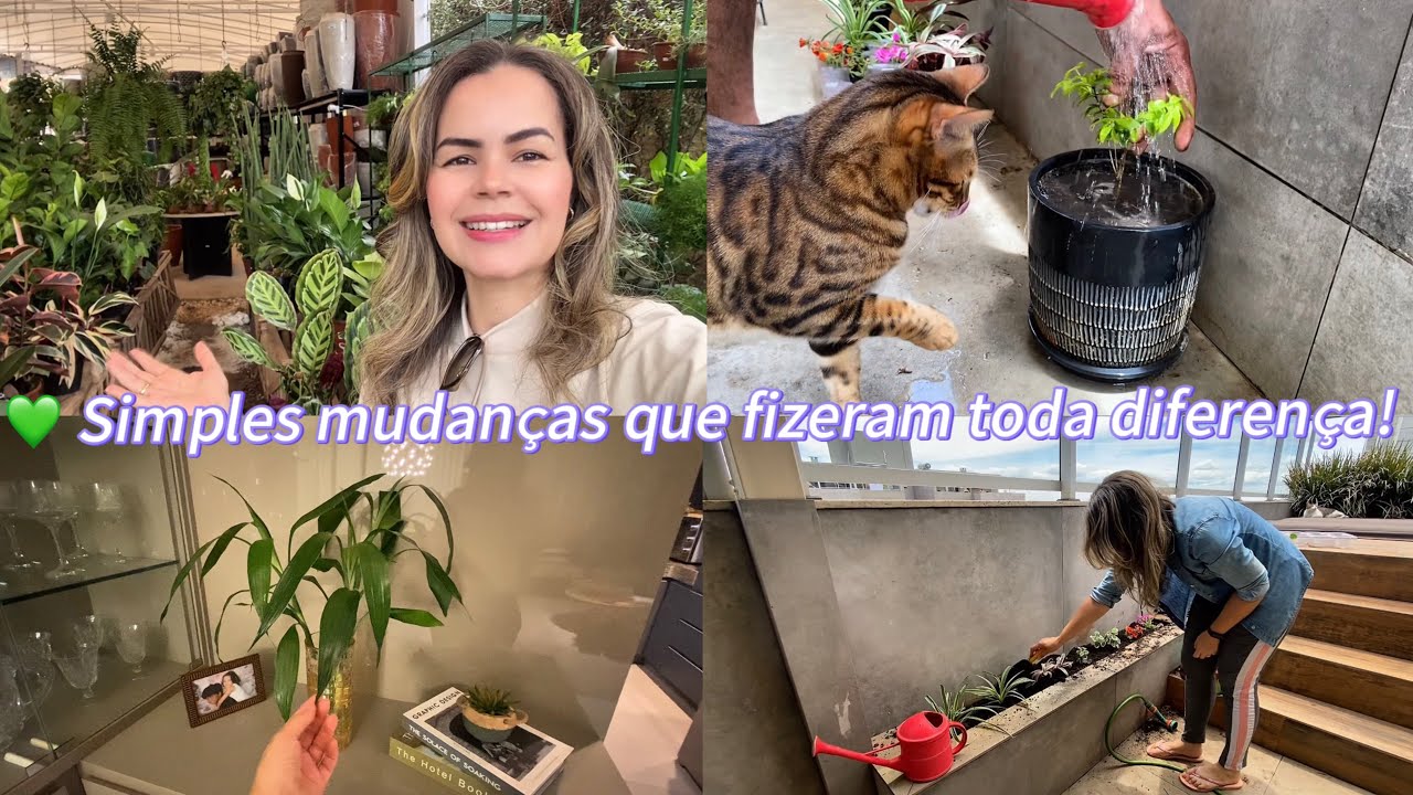 🌿 Transformei Meu Cantinho com Novas Plantas! | Um Dia Cuidando da Casa com Amor ✨