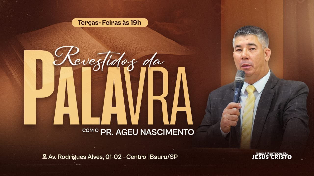 Culto Ao Vivo | REVESTIDOS DA PALAVRA | TERÇA-FEIRA | 17/02/2026 | NOITE