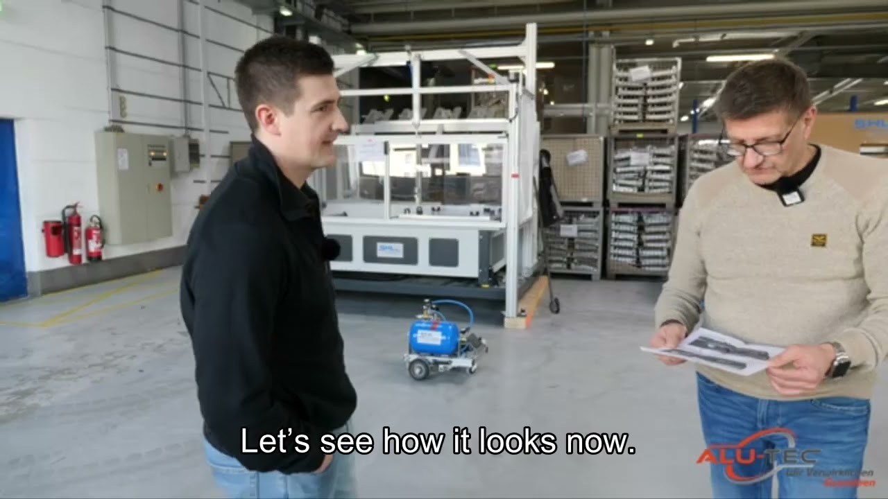 SHL AG - Schleifanlage für Aluminiumbauteile