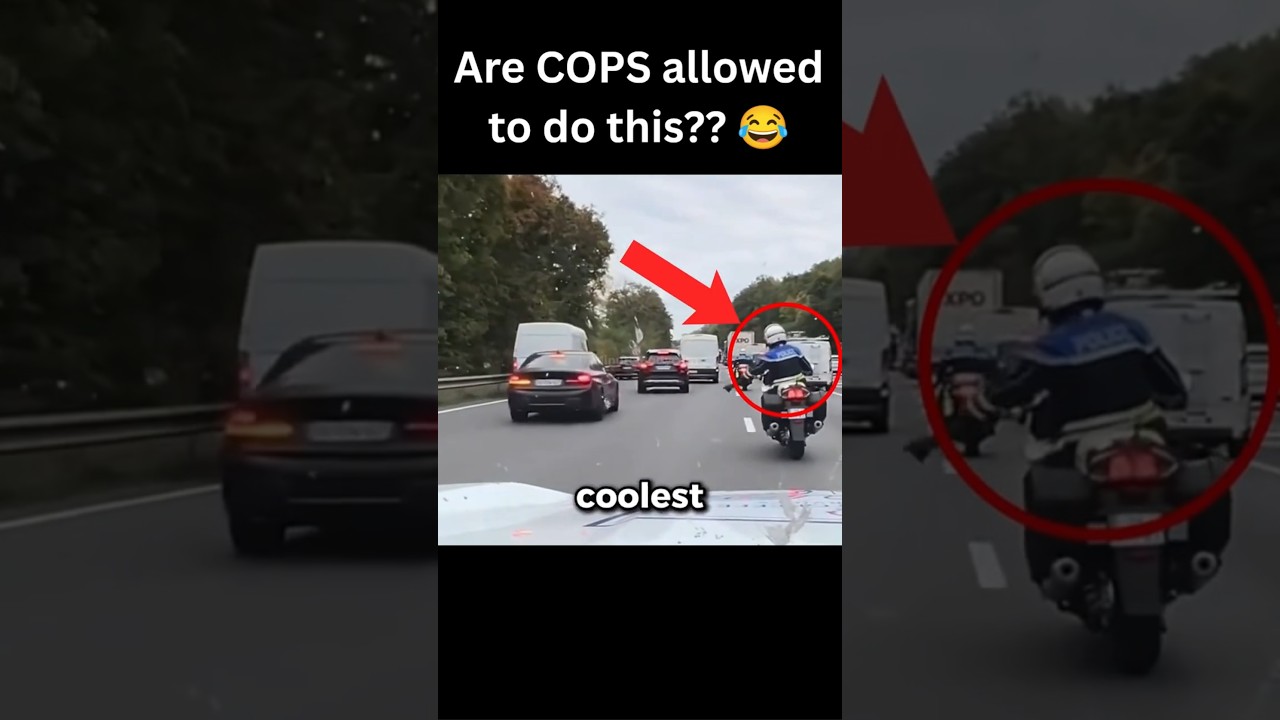 Cop Gets Caught Vibing 😂