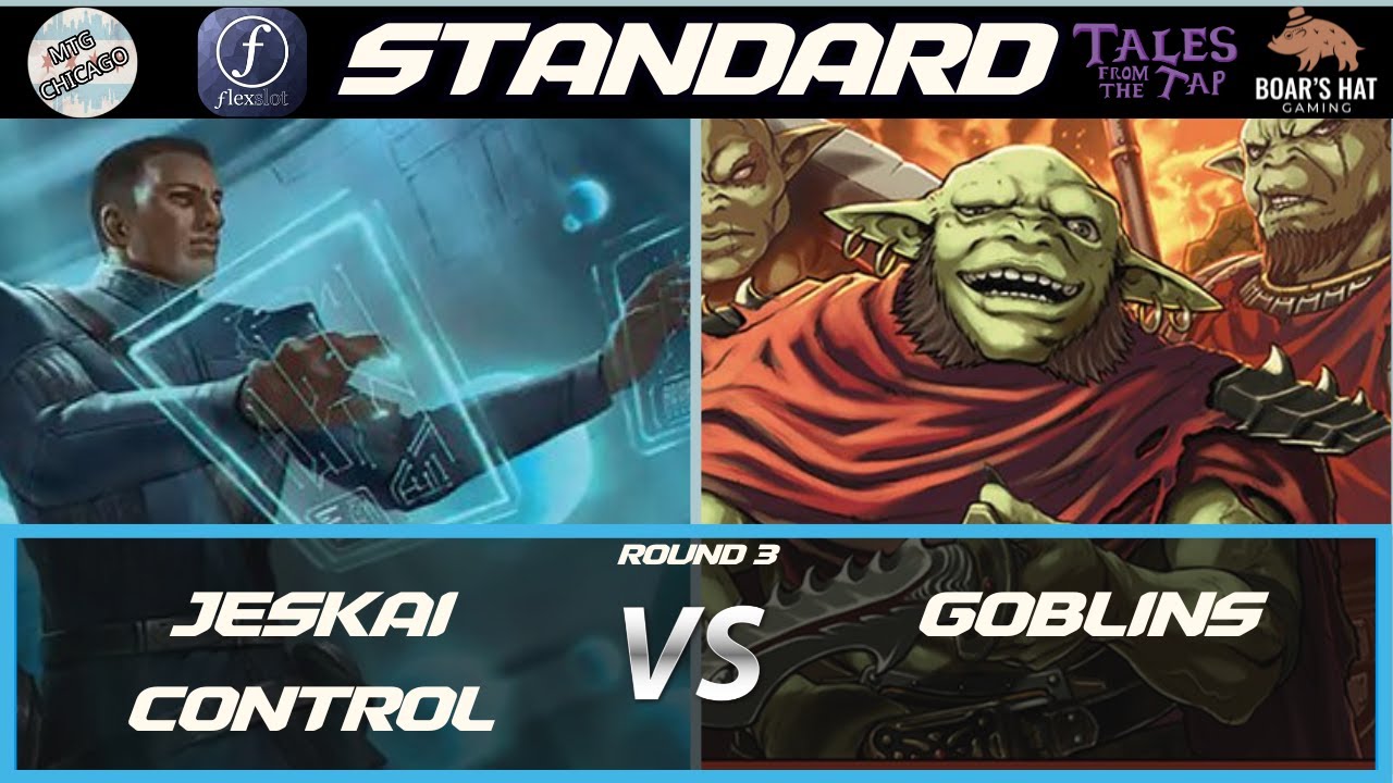 Jeskai Control против Goblins [MTG Standard, 3 раунд]
