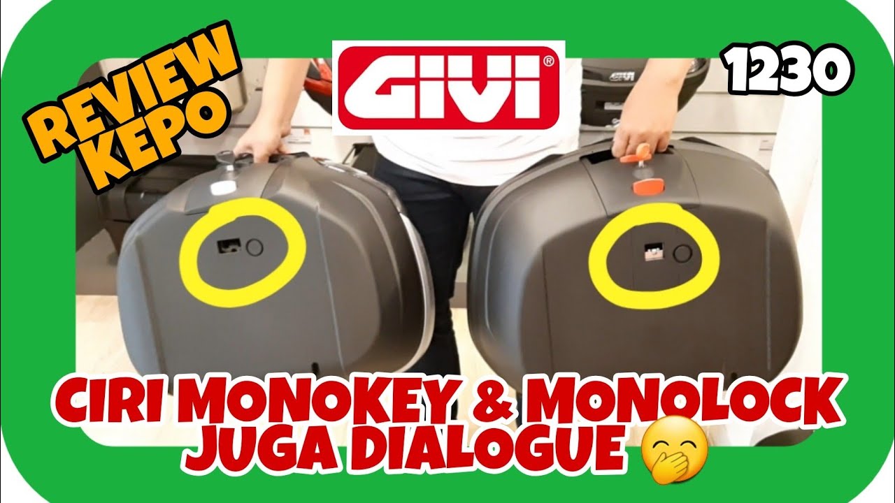 Review Ciri Tanda Box Motor Givi Monokey Monolock Matic Sport Adventure - By : SAID MC (+)(11.8.21)