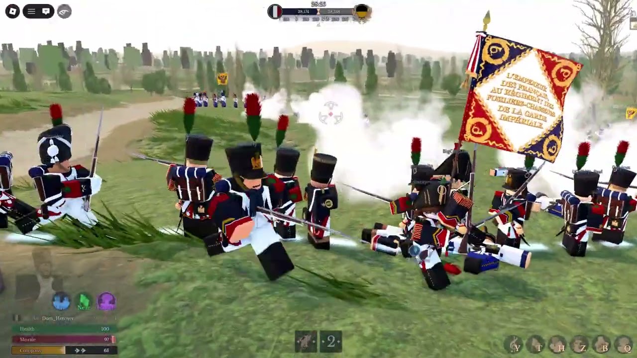 Roblox Napoleonic Wars | Garde VS Hungary (ASOC) 2nd Server