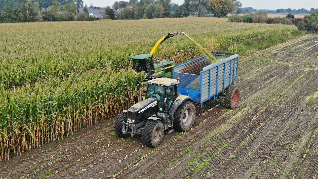 Mais Silage | John Deere 6750 + New Holland + Massey Ferguson | Vlastuin & Ploeg | 2021