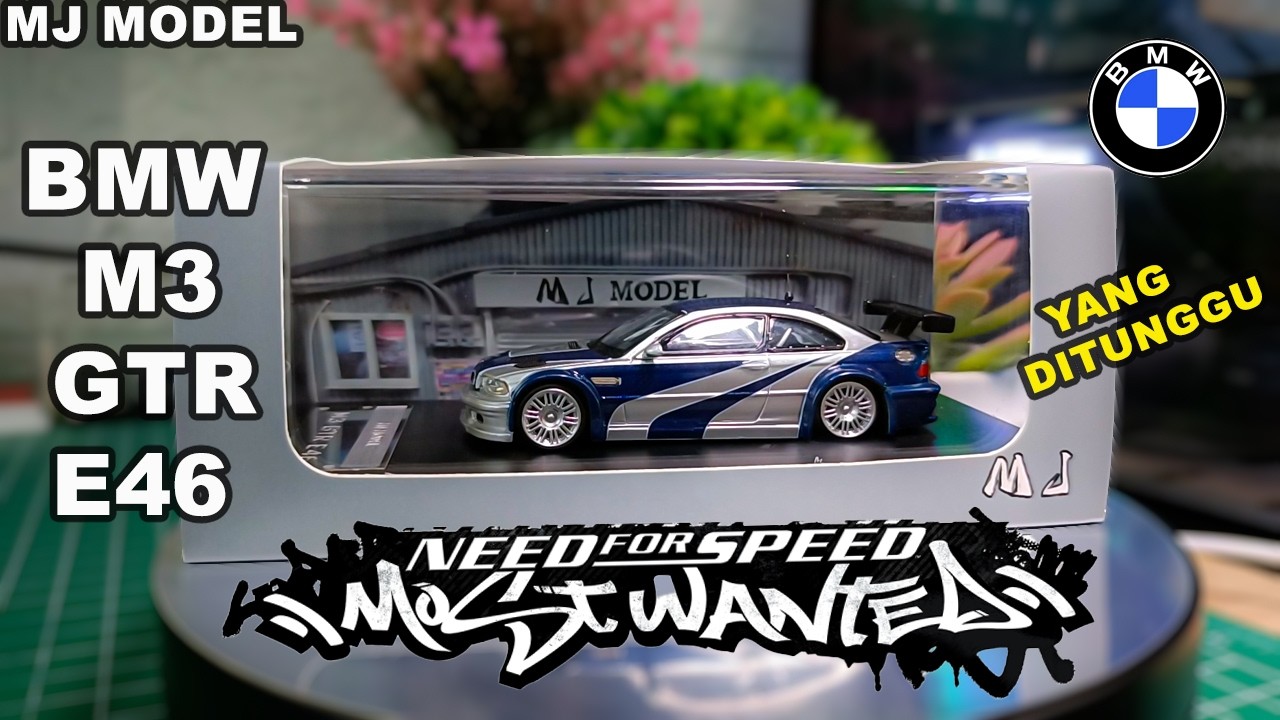 kembalinya RAZOR... MJ Model BMW M3 GTR E46 (Unboxing & Review)