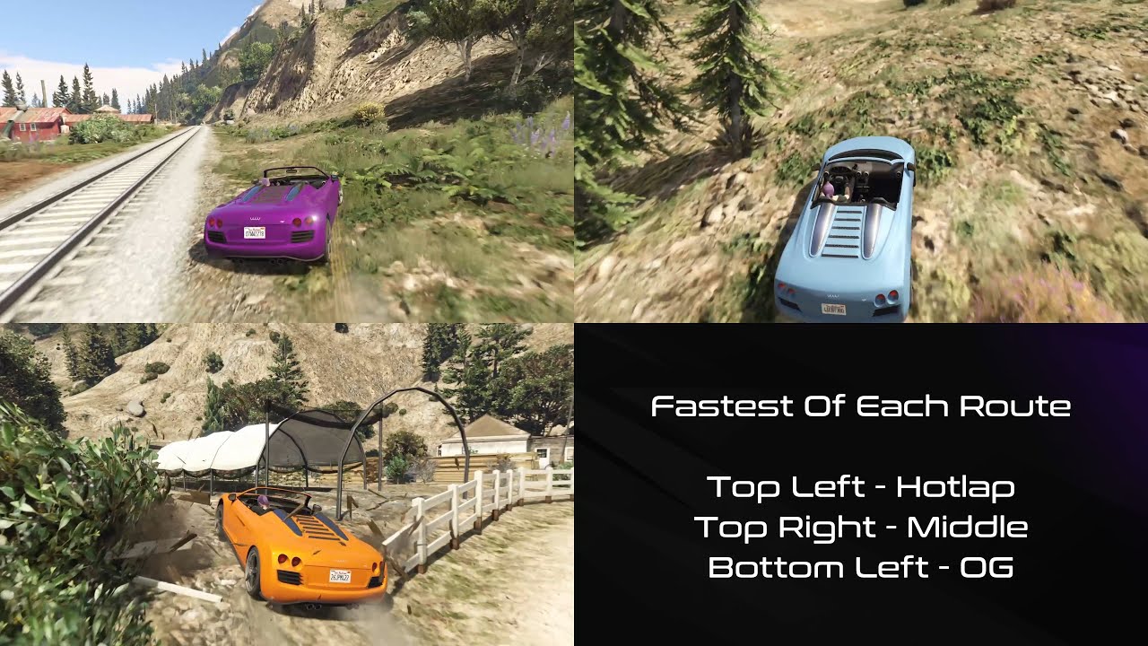The Fastest Routes Up Mount Chiliad (GTA Online) [Clip]