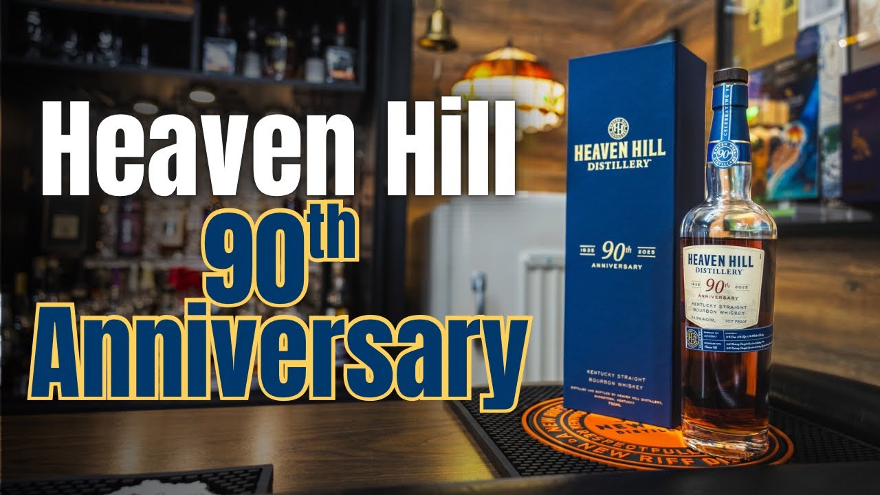 Юбилейный бурбон Heaven Hill, посвященный 90-летию компании | Особая бутылка или просто особая уп...