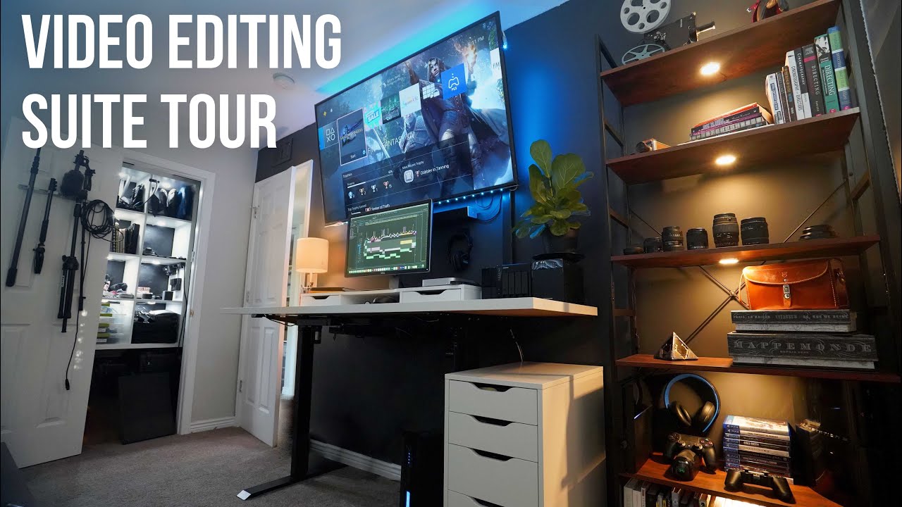 Spare Bedroom into Home Editing Suite Studio Conversion