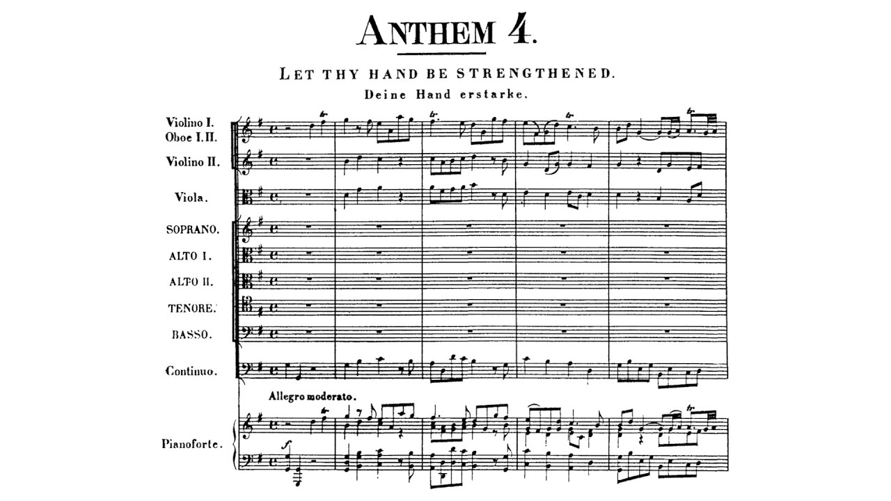[Score] Handel - Let Thy Hand Be Strengthened, HWV 259 (Coronation Anthem No. 2)