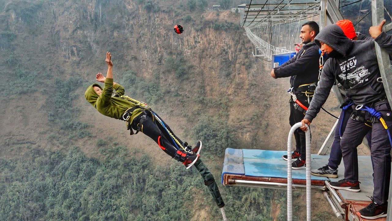 Amazing  Bungy Jump| World's Second Highest |228m |The Cliff Nepal |Kushma |Nepal