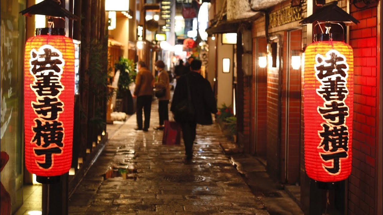 Il centro tradizionale di Osaka