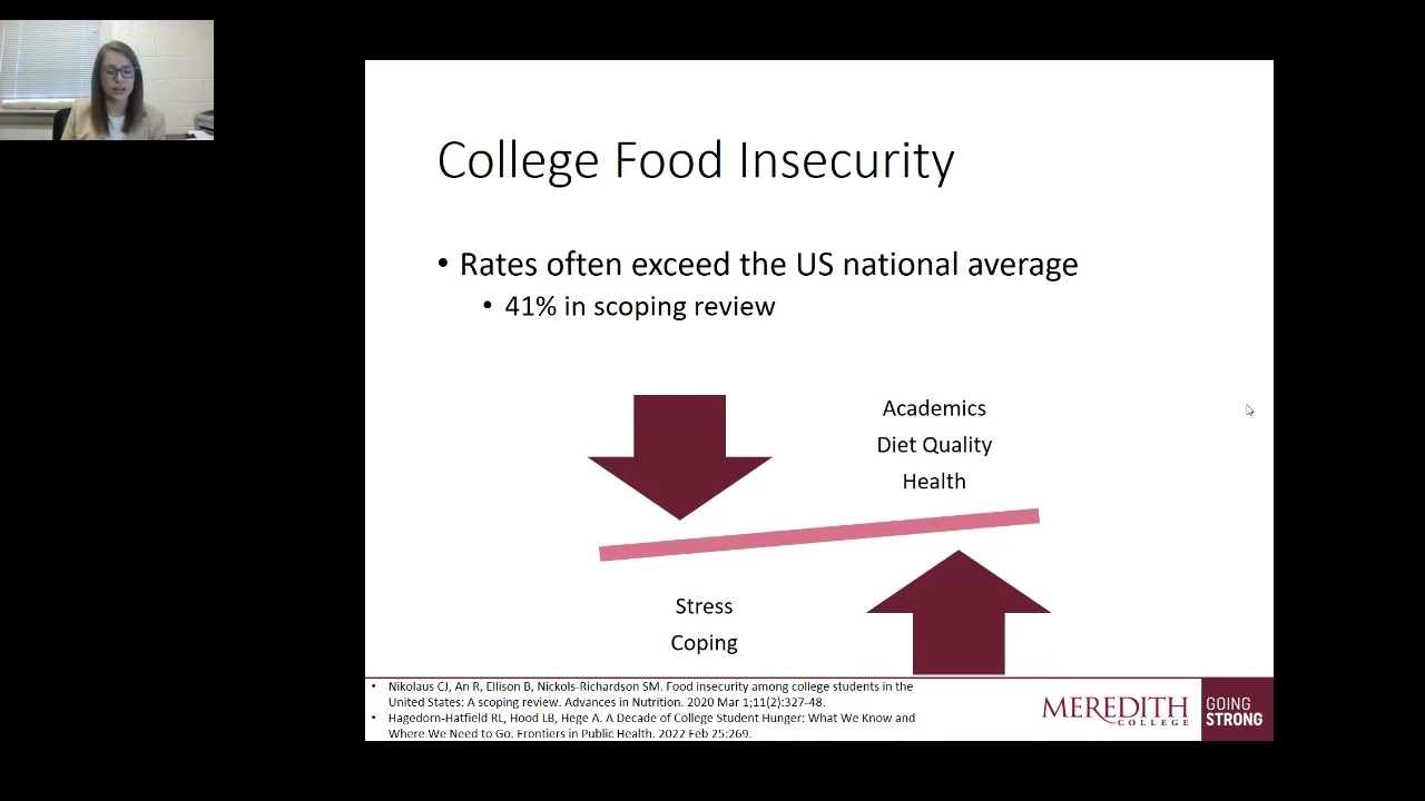 An Exploration of Food Insecurity Initiatives on College Campuses - HCRC 2022 Day 3