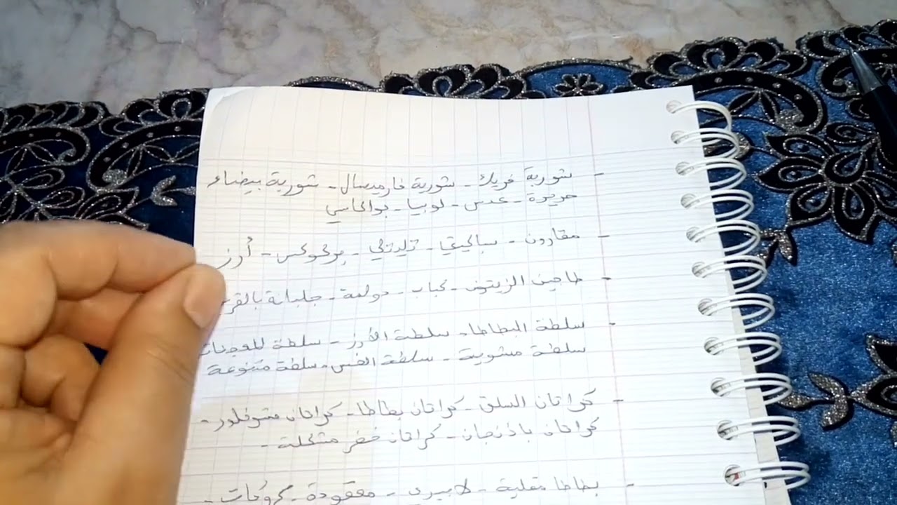 قائمة اقتراحات الاكل تكفيك شهر قيديها عندك واتهناي من التفكير