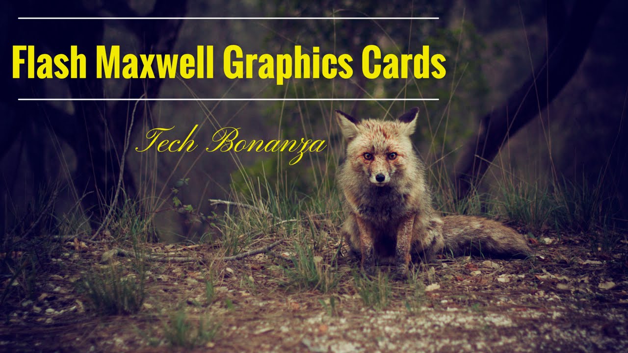 How to flash Maxwell GTX 9xx bios - Step by step