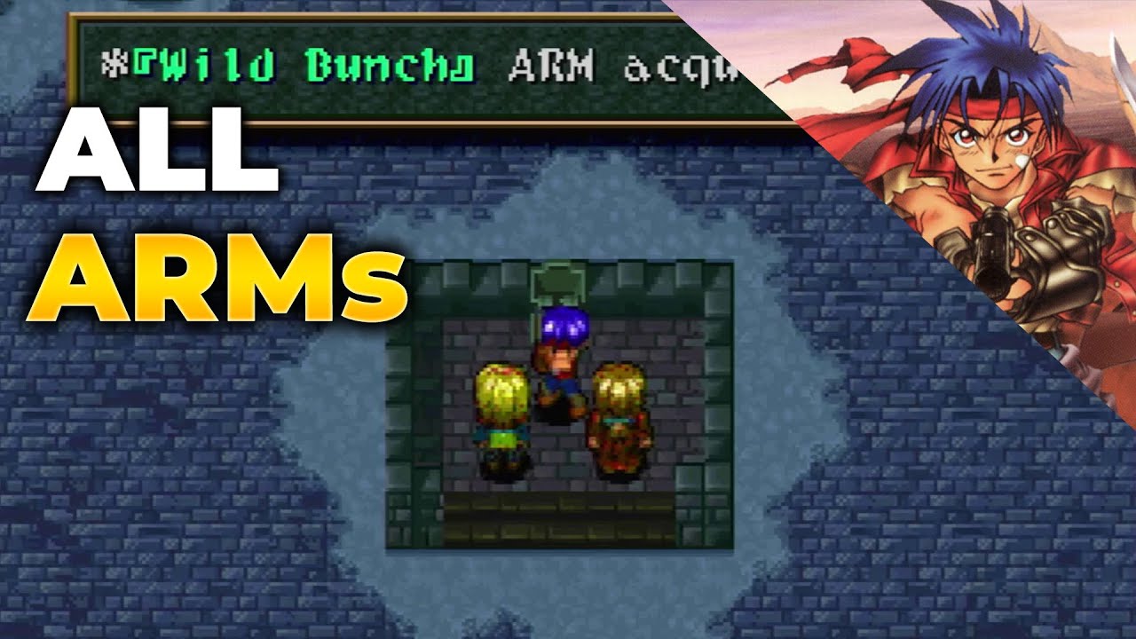 Get ALL ARMs location in Wild Arms