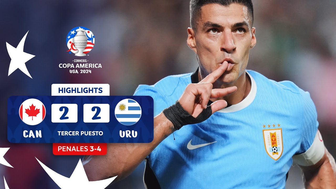 CANAD&Aacute; (3) 2-2 (4) URUGUAY | HIGHLIGHTS | CONMEBOL COPA AM&Eacute;RICA USA 2024&trade;