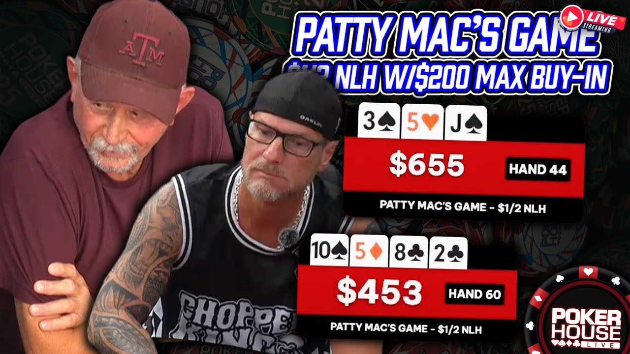$1/2 NLH - PATTY MAC's GAME | PHFW LIVE