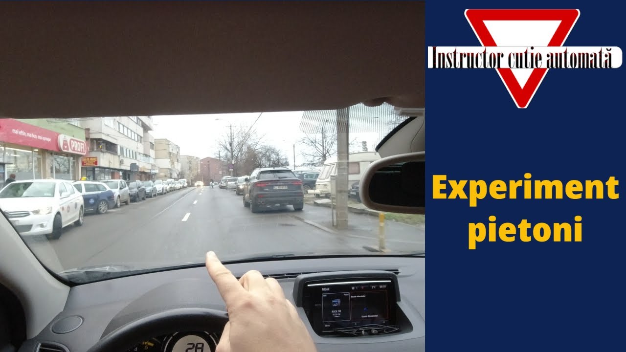 Experiment pietoni nedisciplinați┃Instructor Cutie Automată