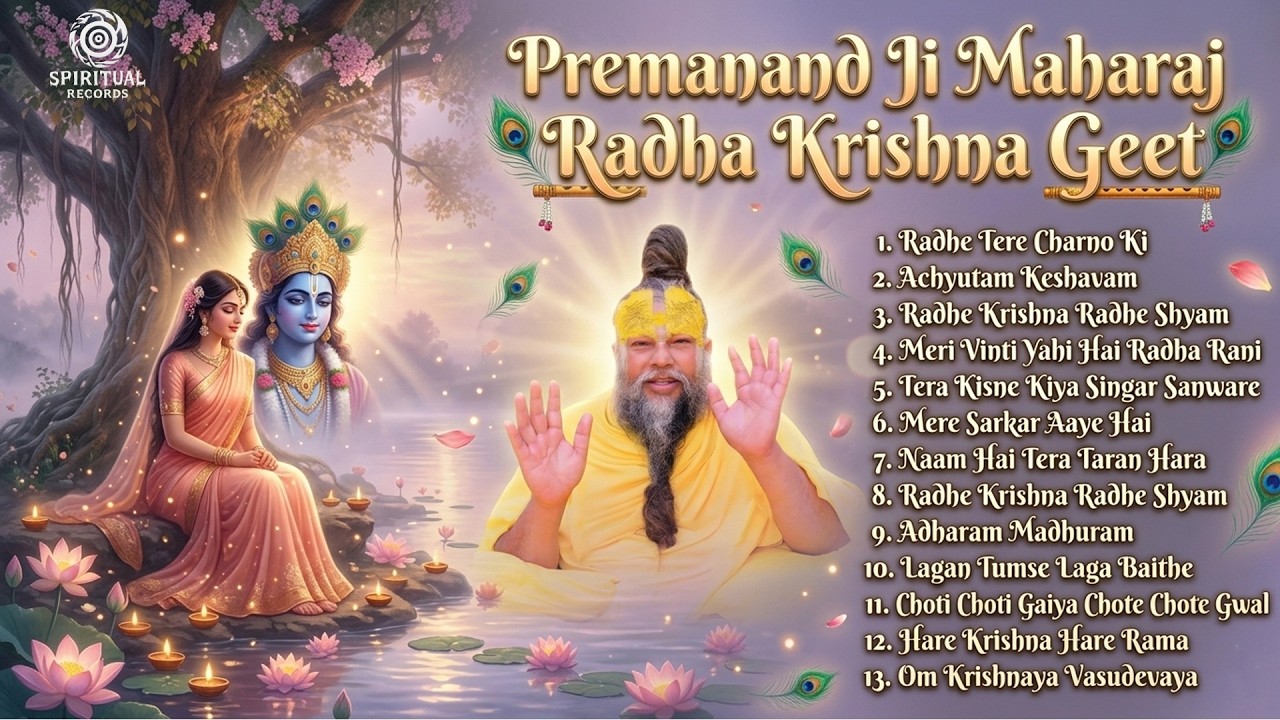Radha Krishna Meditation Kirtan 2025 | Nonstop Bhakti Songs | Man Ko Shanti Dene Wale Bhajan 🌸🙏