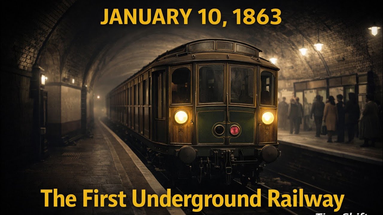 On January 10, 1863, the World’s First Underground Railway Opened in London