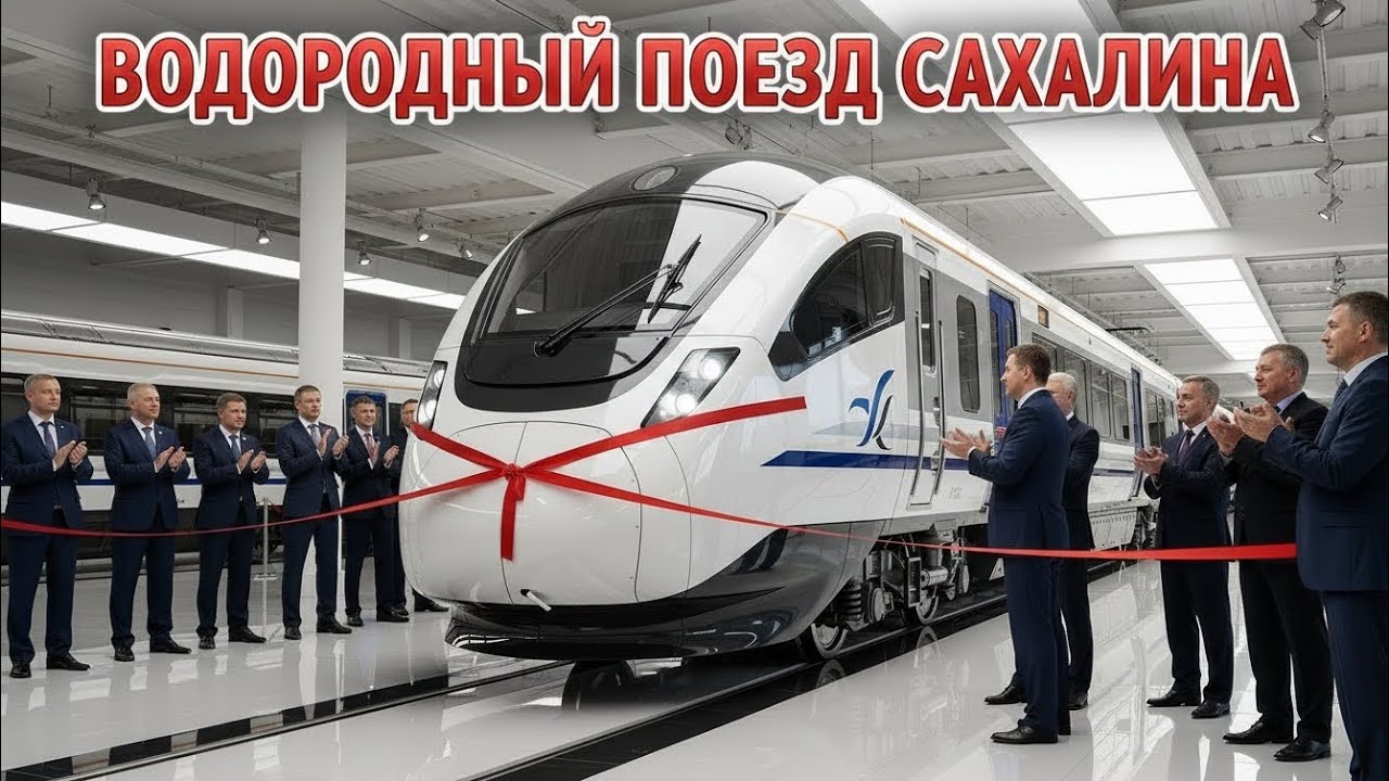 В России Запустили ВОДОРОДНЫЙ ПОЕЗД для Сахалина — Будущее Транспорта Уже Здесь!