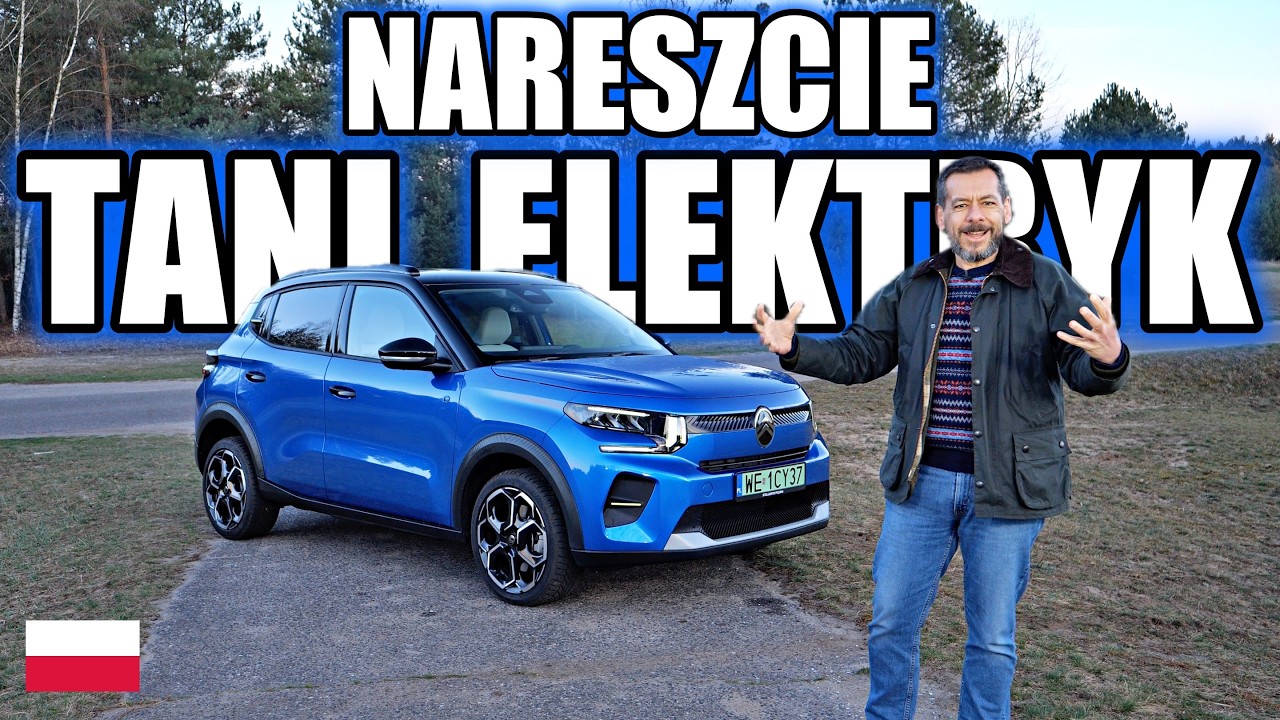 Citroen eC3 - nadchodzi era tanich elektryk&oacute;w (PL) - test i jazda pr&oacute;bna