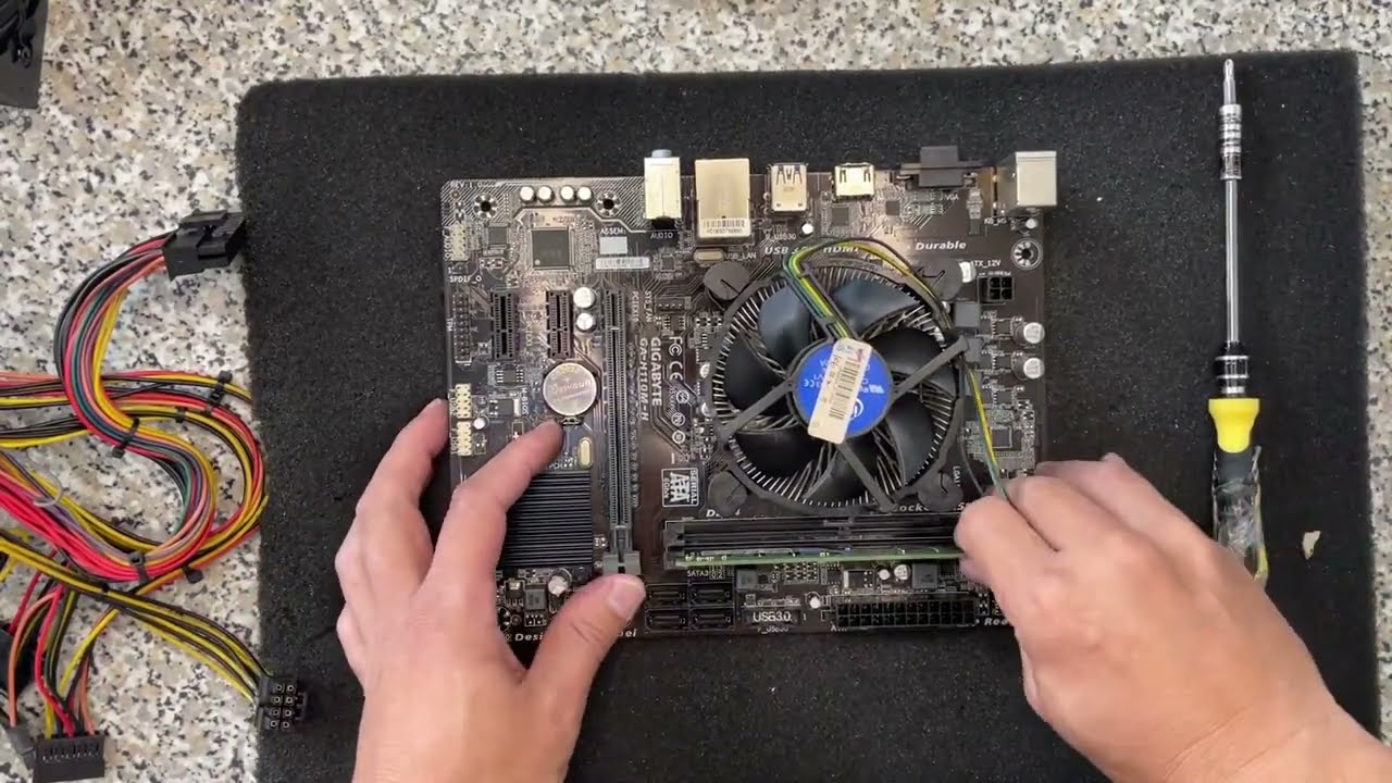 INTEL技嘉電腦主機無法啟動,分析與檢測與維修過程!Computer testing and maintenance 電腦檢測維修!