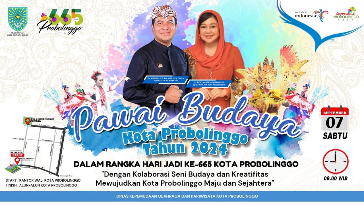 PAWAI BUDAYA SEMARAK HARI JADI KE 665 KOTA PROBOLINGGO