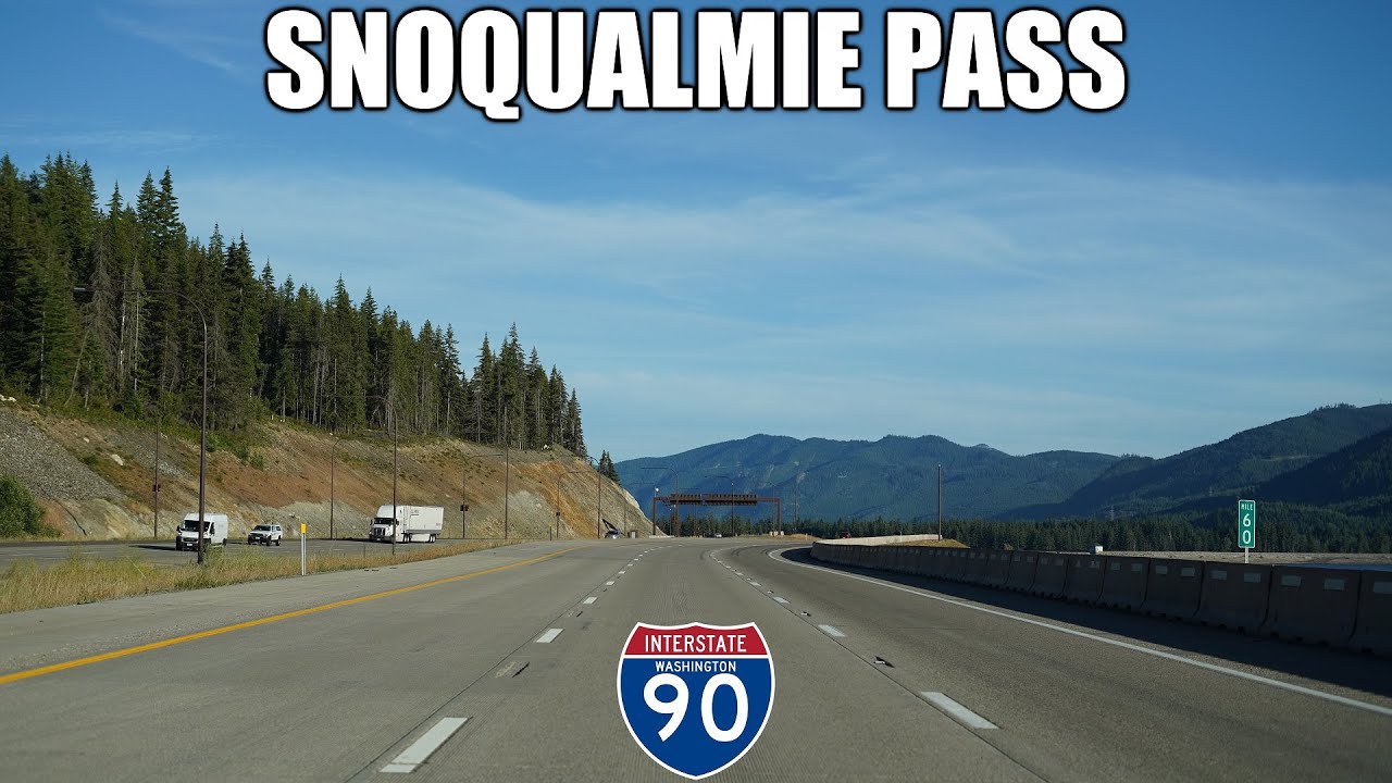 2K22 (EP 89) Interstate 90 in Washington: Issaquah to Ellensburg | Driving Across the Cascade Range