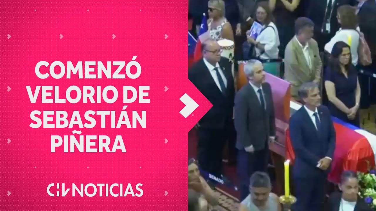 COMENZÓ VELATORIO de Sebastián Piñera: Féretro ya está en el ex Congreso Nacional