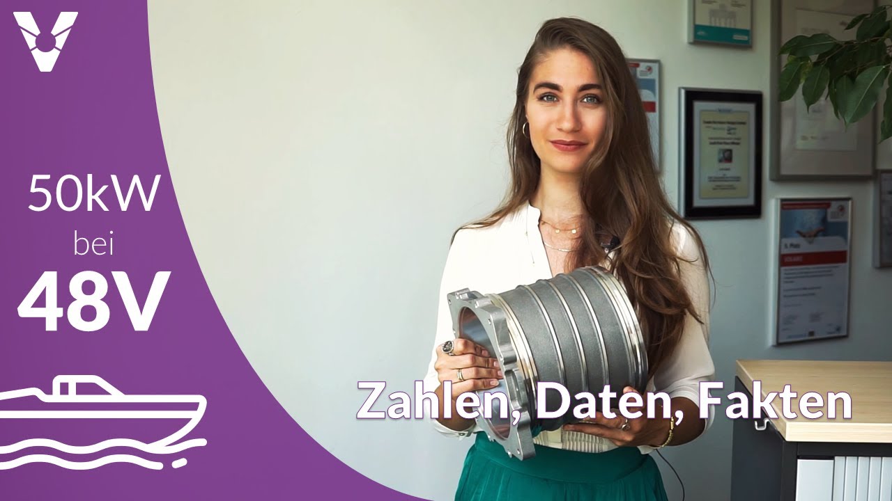 Elektromotor für Elektroboote: ISCAD V50 - Zahlen, Daten Fakten
