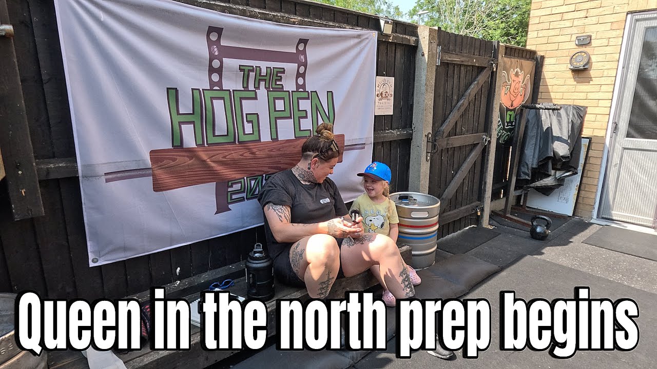 New strongman competition prep begins | Monster dumbbell and sandbag session