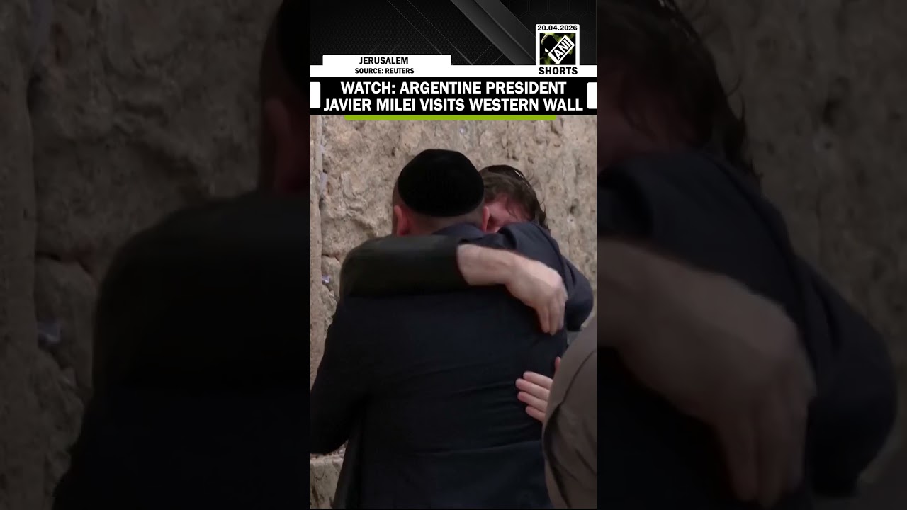 WATCH: Argentine President Javier Milei visits Western Wall during his Israel visit